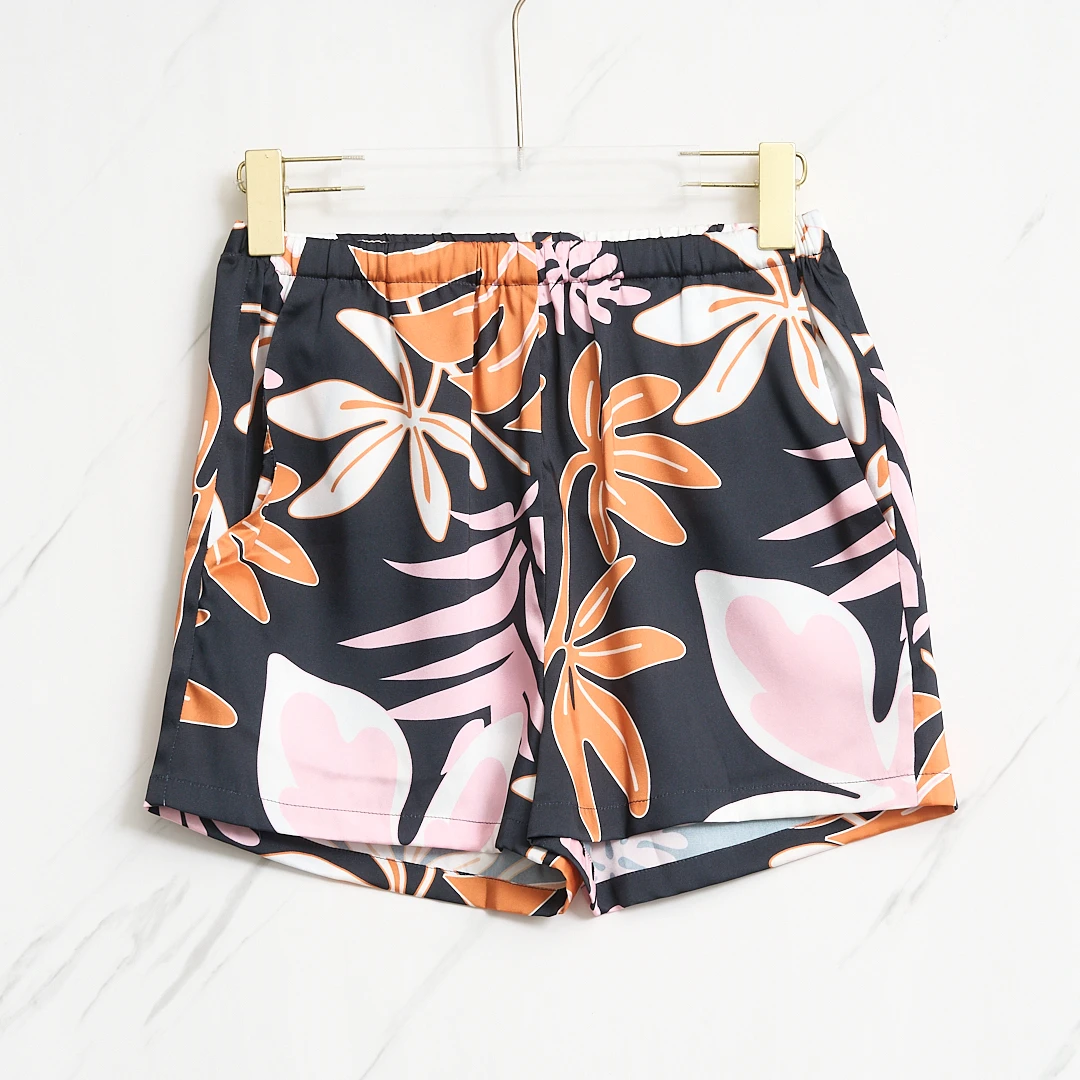 全新未使用/System女士花卉印花短裤SOGP00143