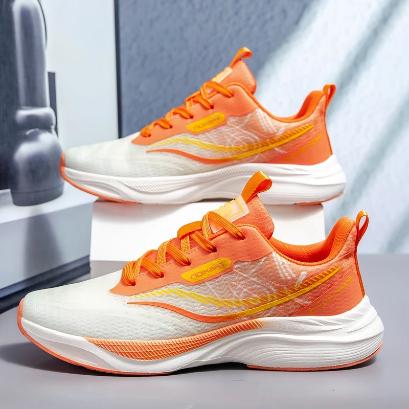 百乐麟回弹减震37--44码胶粘春夏季网面透气休闲运动鞋子男跑步鞋