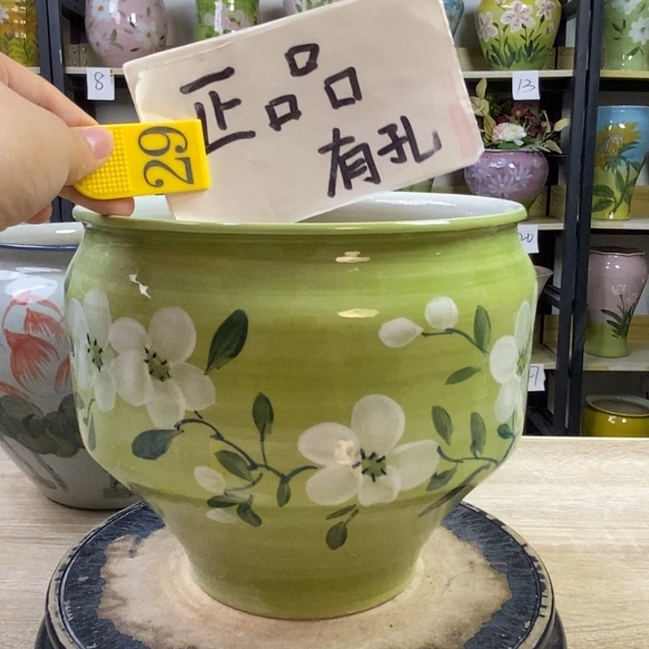 景德镇高温陶瓷花盆