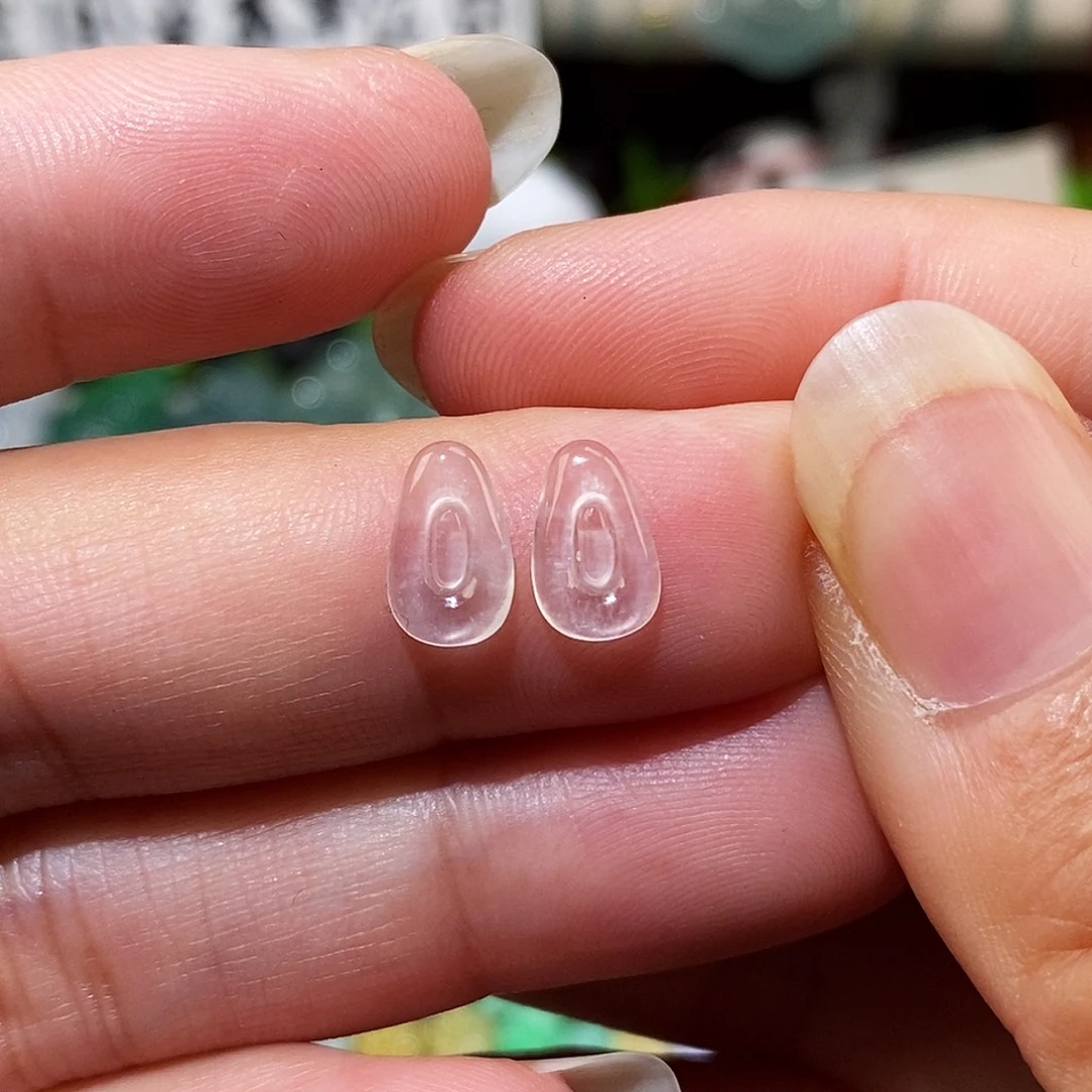 翡翠未镶嵌颈饰玻璃种福贝一对