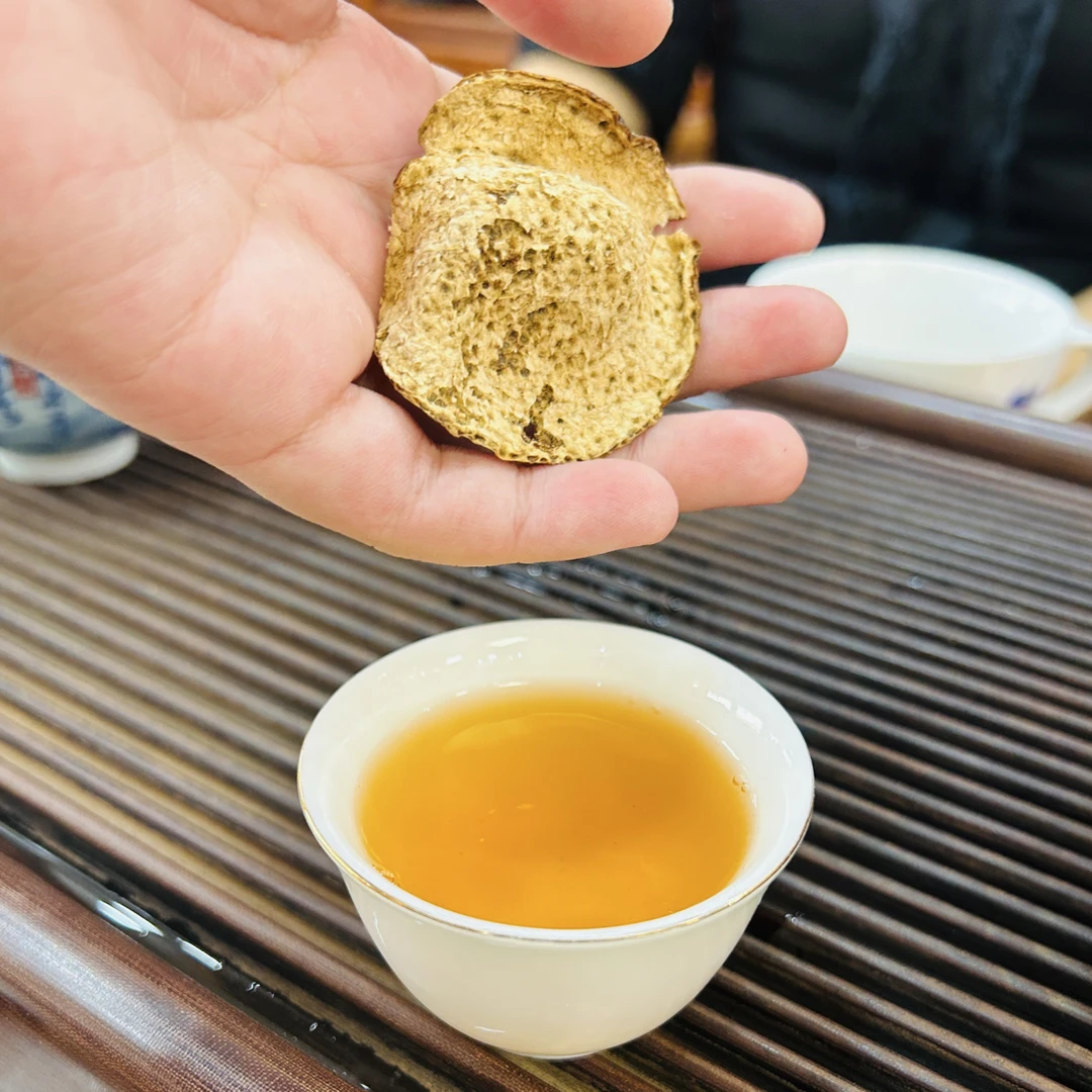 【金丝冻霜】2017年东甲产区新会陈皮|全天然生晒自然干仓慢陈