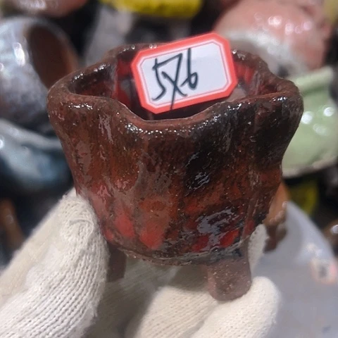 粗陶花盆手工花盆制作