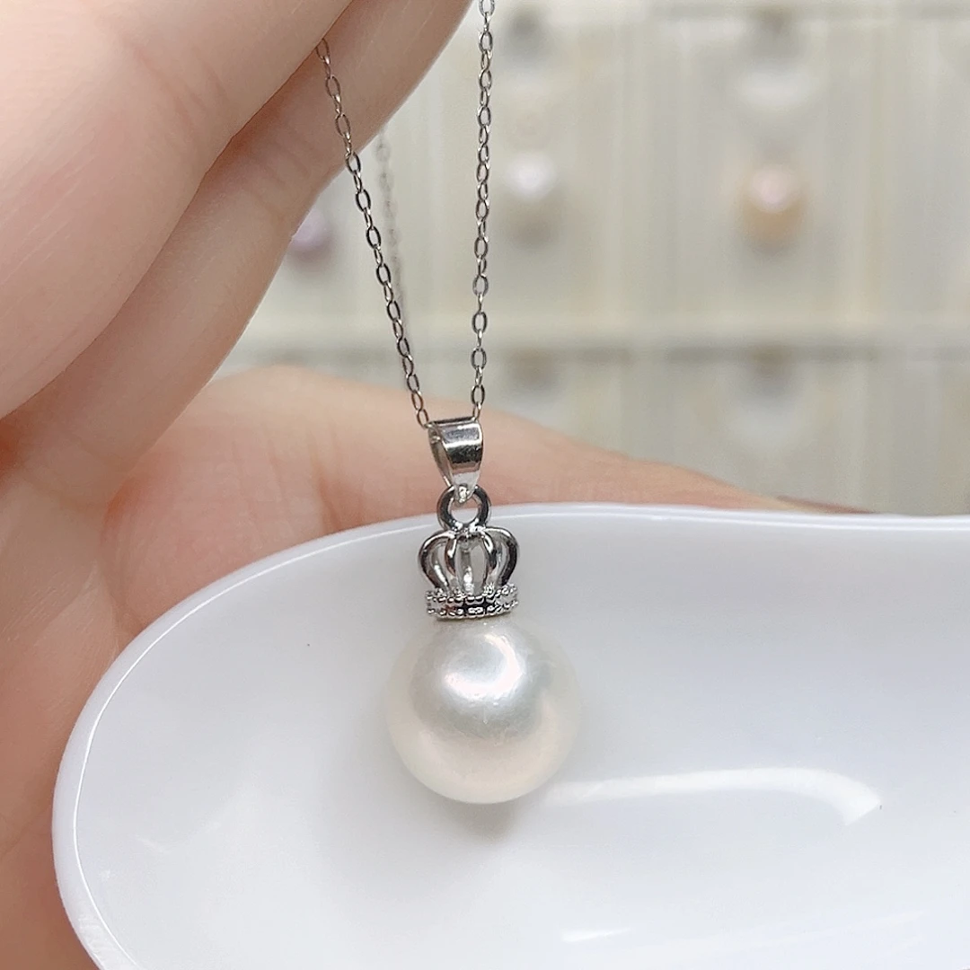 合金淡水珍珠吊坠(赠链)