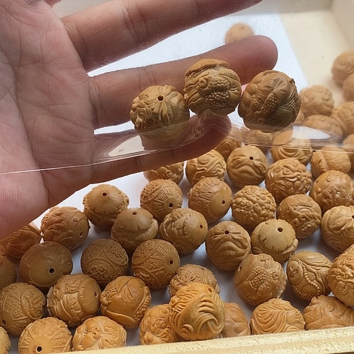 手串猴头核桃瑕疵单颗3个