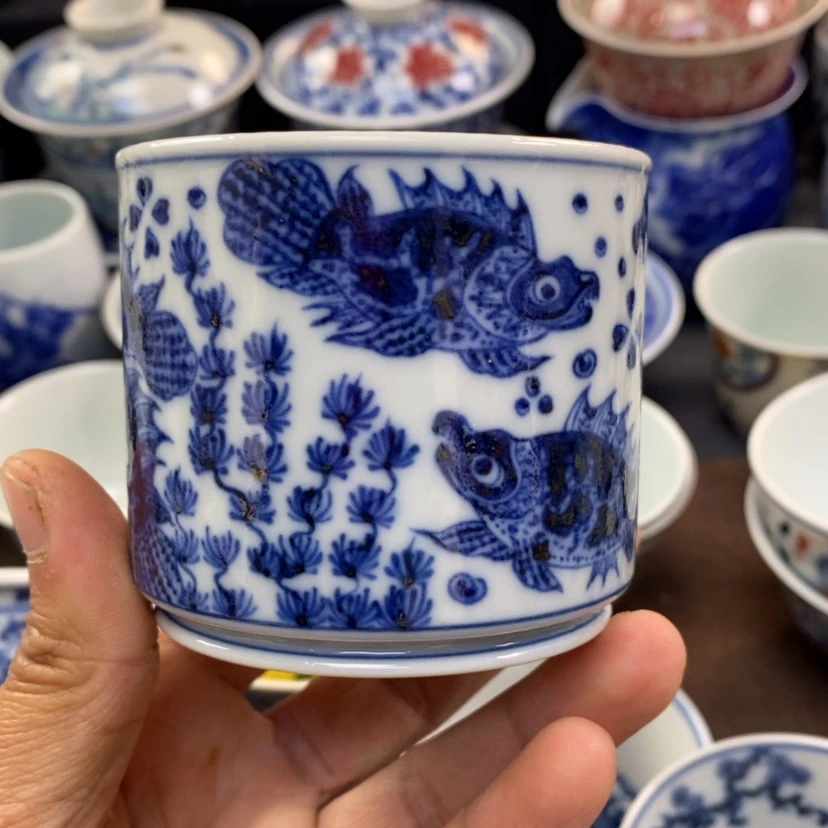 【闪购商品】景德镇青花主人杯