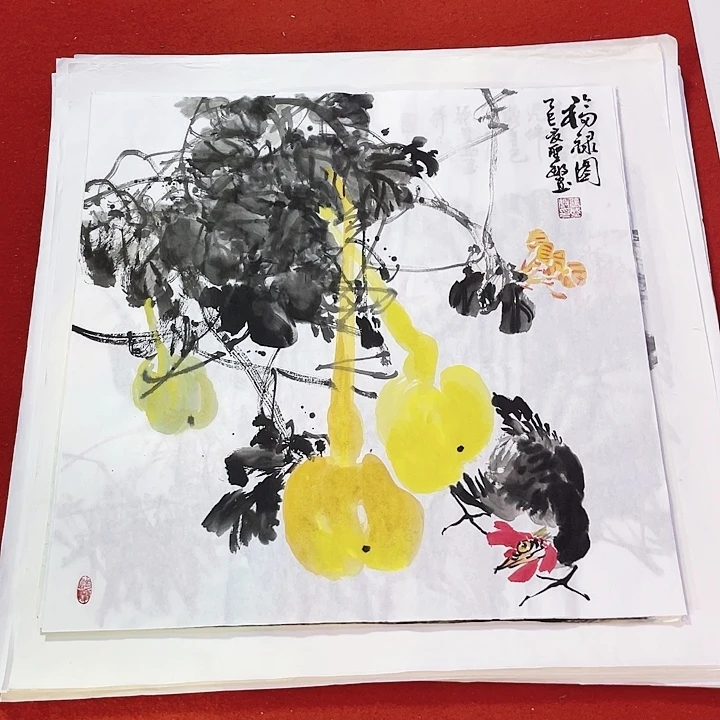 国画张圣敏先生纯手绘作品