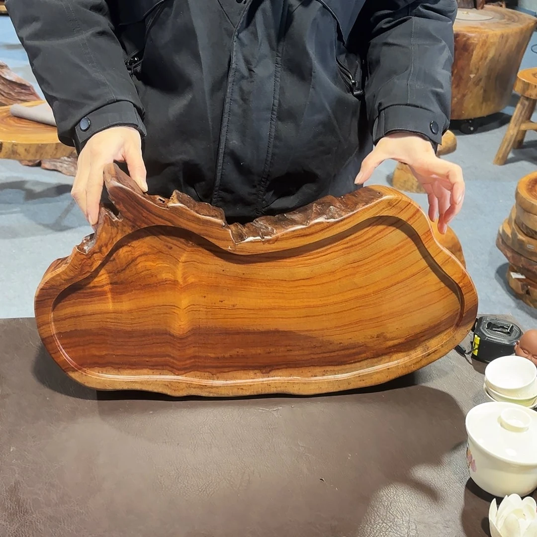 香樟木干泡盘52-25-5.5