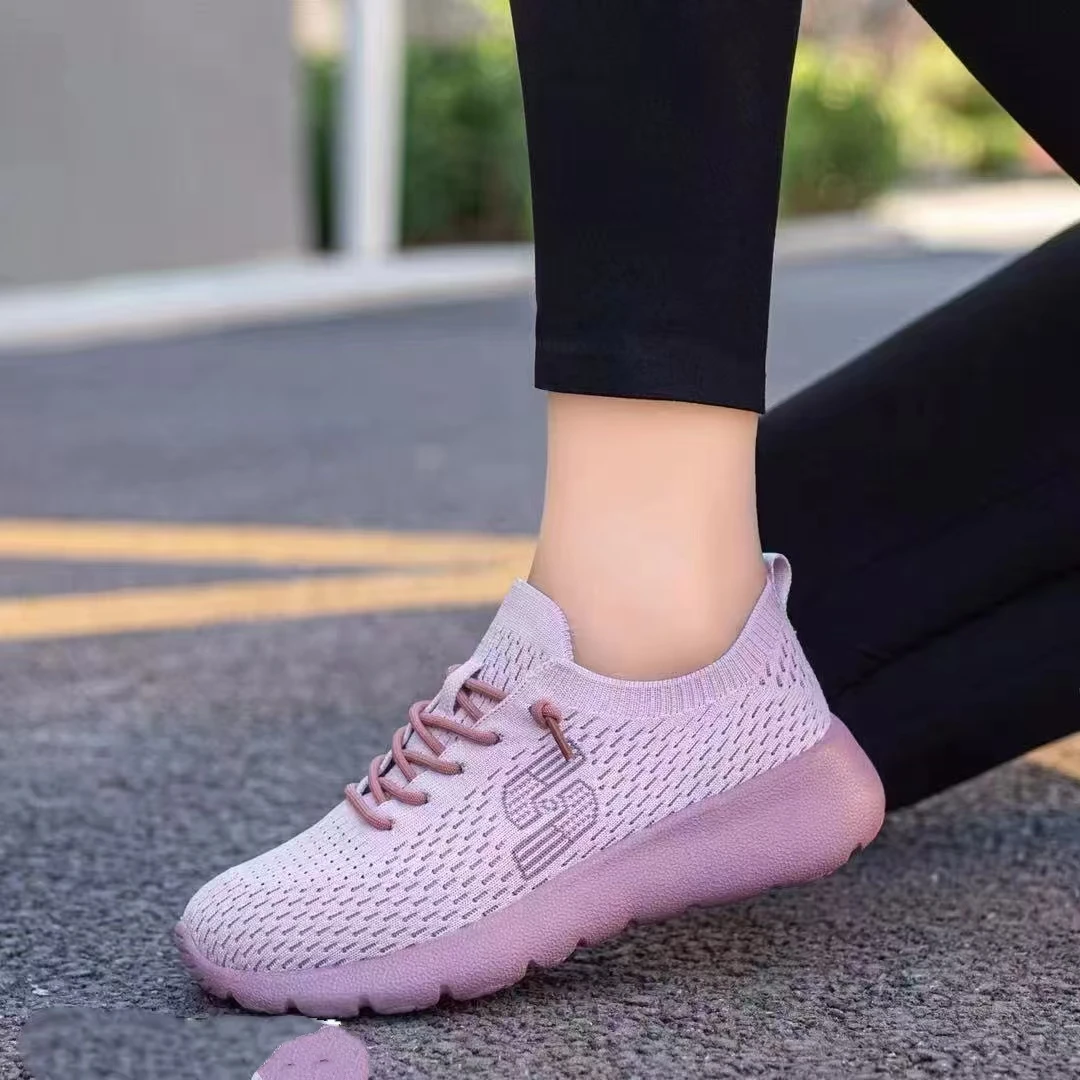 运动走路新款轻便2025男女夏秋超轻薄衣脚蹬健步运动鞋软底透气