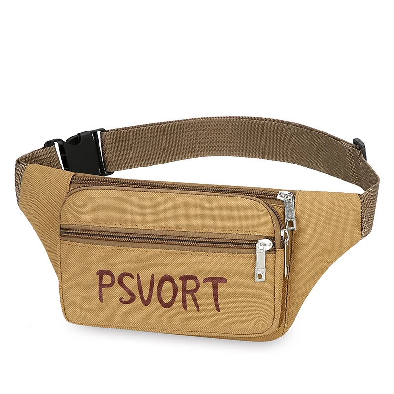 户外运动跑步腰包男女多功能大容量斜挎包时尚潮流防水手机腰包