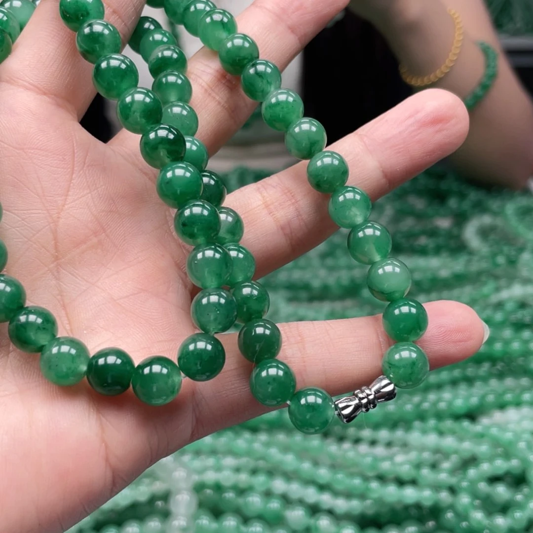 未镶嵌手链石英质玉（非洲翠）