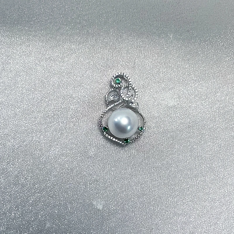 【澳白专享】设计款海水澳白吊坠 13mm  正圆  极强光 拍一发一