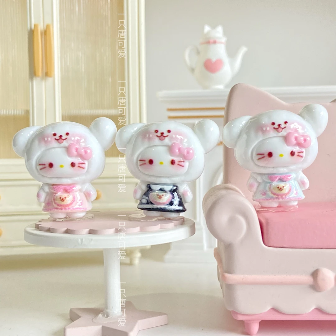 【唐可爱定制-小狗kt】DIY手工树脂奶油胶车载摆件桌面装饰