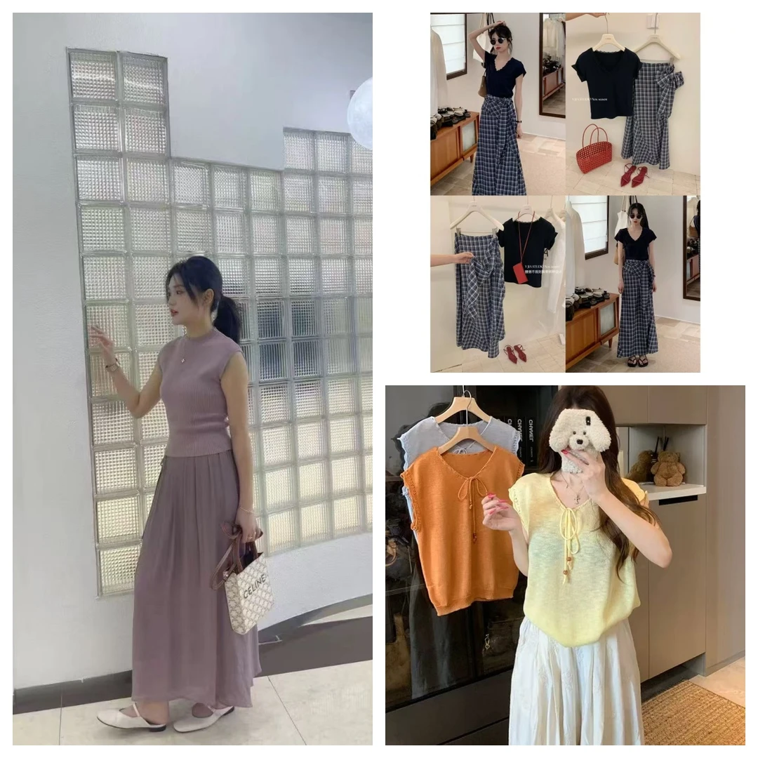 834-888{妤妤女装店铺}外套高端两件套宽松洋气阔腿长裤