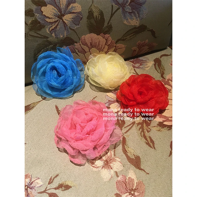 合金硅胶胸针 【4.25日 早10点上新 抢先加购】MONA 时尚玫瑰花胸针