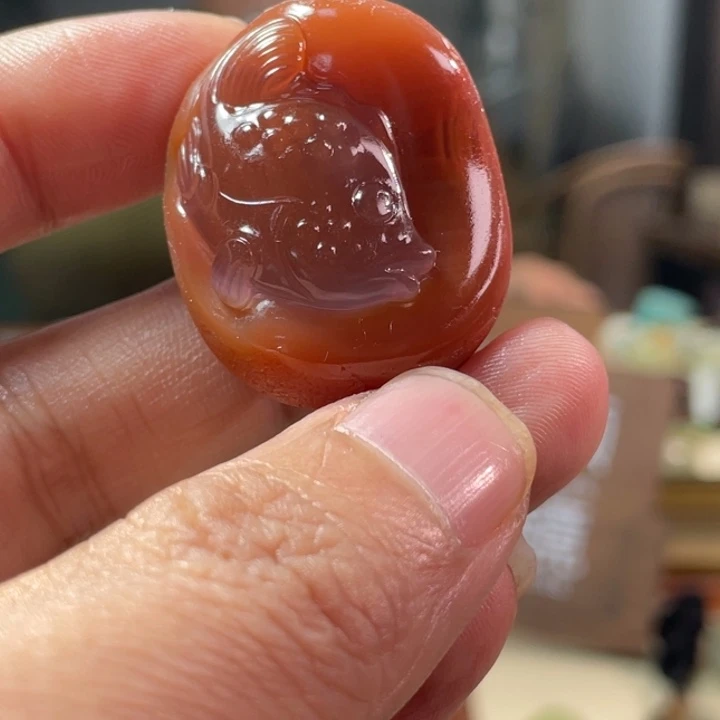 颈饰未镶嵌南红玛瑙