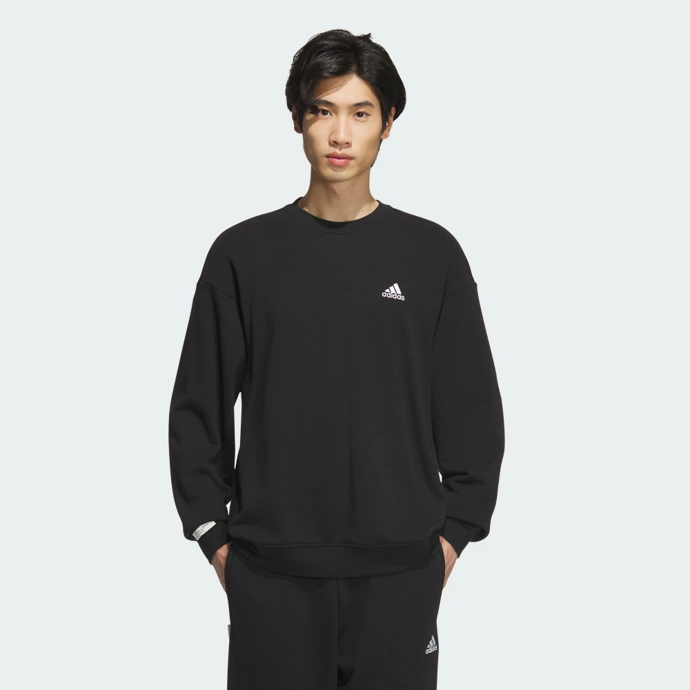 adidas阿迪达斯轻运动休闲圆领卫衣套头衫男女JM9107