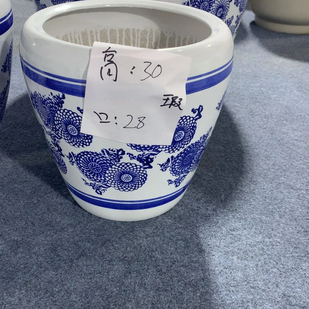 高温陶瓷花盆微瑕