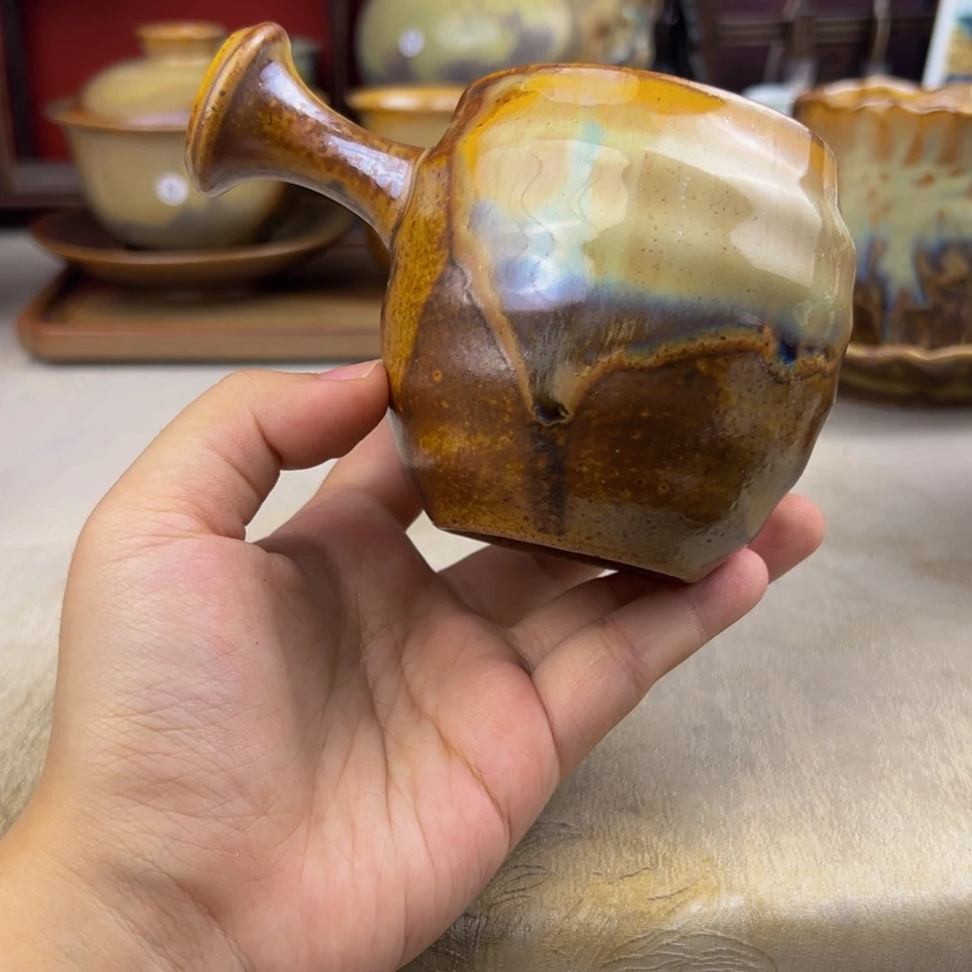 杯纯手工柴烧主人杯