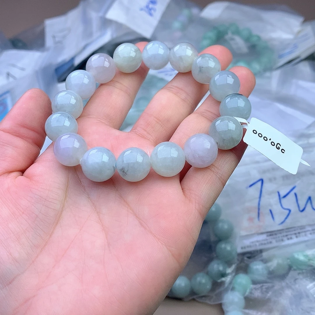 未镶嵌手串定制翡翠