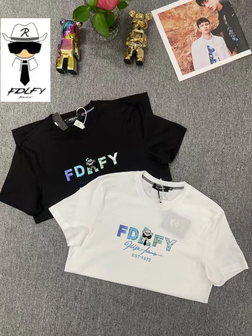 【欧洲名店】56001老佛爷FDLFY高品质时尚男士短袖