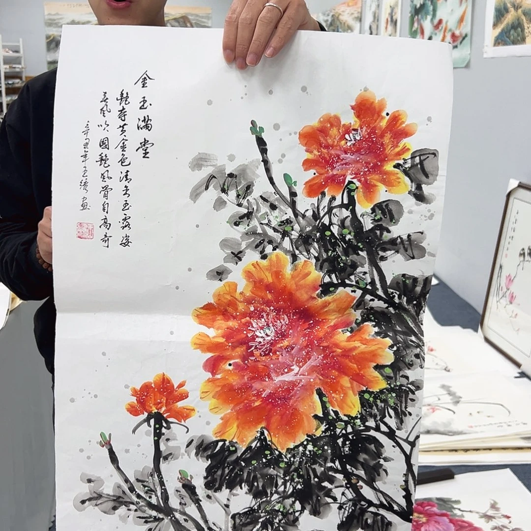 国画国画作品纯手绘