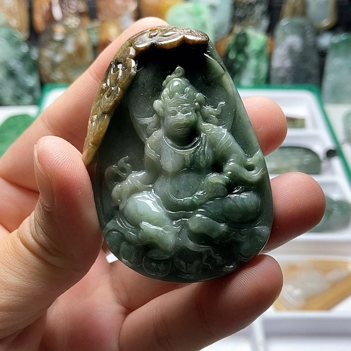 颈饰未镶嵌翡翠翡翠a货