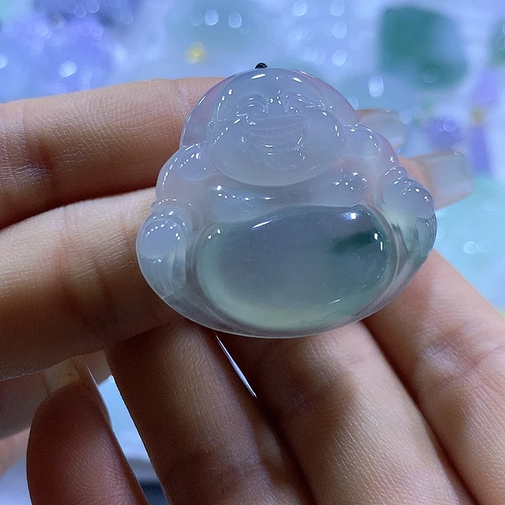 翡翠未镶嵌颈饰天然翡翠A货吊坠