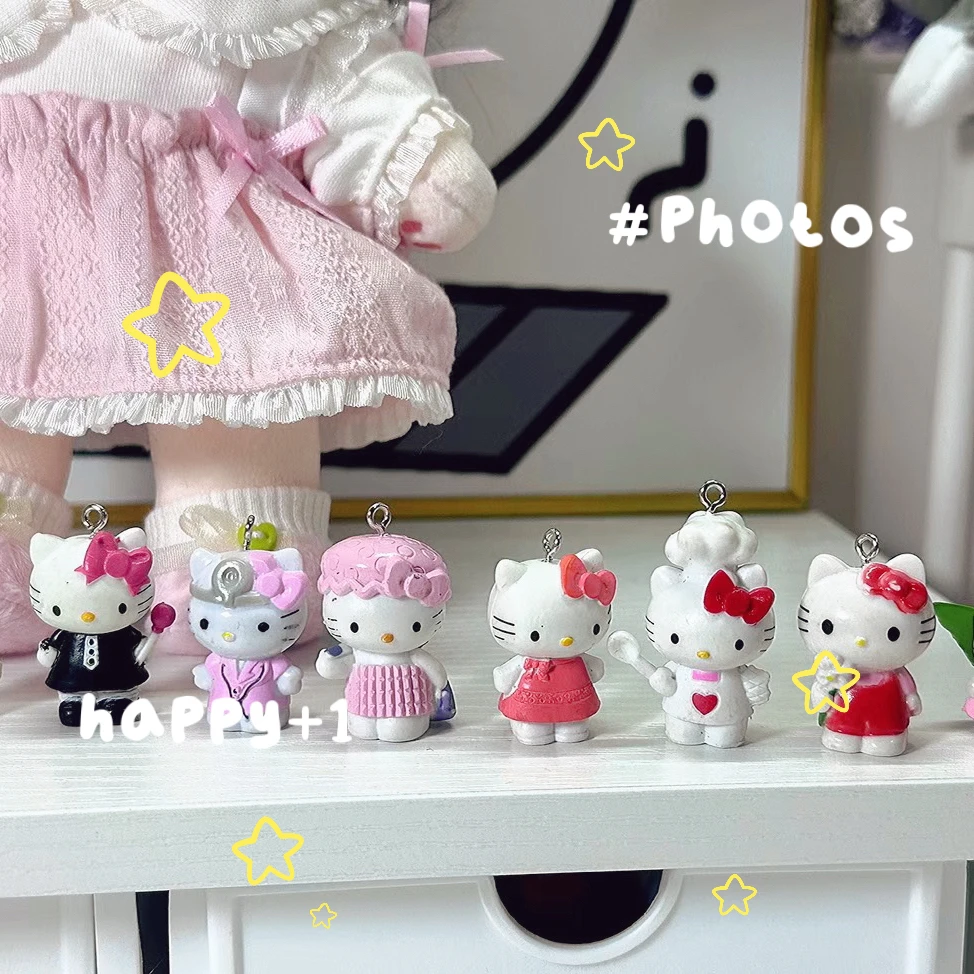《散货萌粒链接》凯蒂猫kittykt猫手机链挂件散货女手办礼物美乐蒂