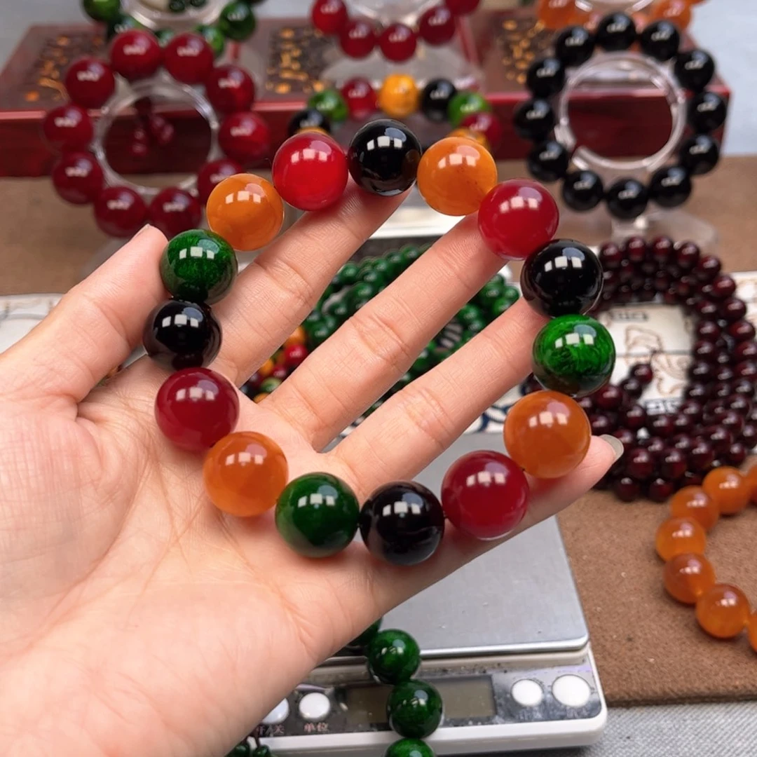 贝壳杉（血龙木）手串/手链1.5*15