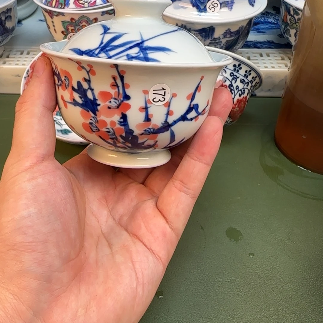 彦祖纯手工手绘茶具173