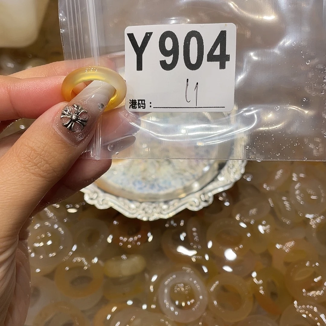 玛瑙/玉髓未镶嵌戒指904