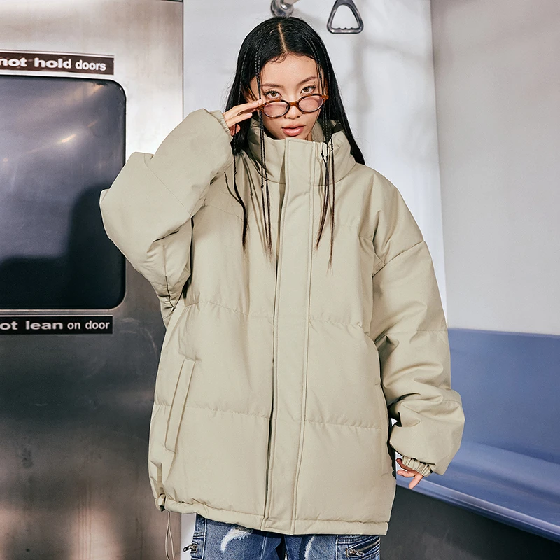 MAYBEYOND 24AW秋冬季休闲宽松时尚百搭情侣款立领棉衣棉服