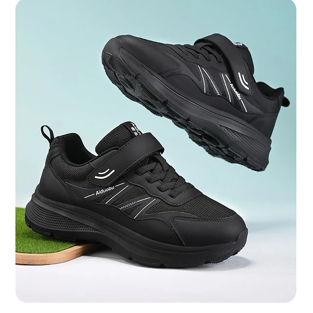 步力宝爱多步智能养生按摩休闲爸爸鞋中老年舒适保健鞋鞋子秋季