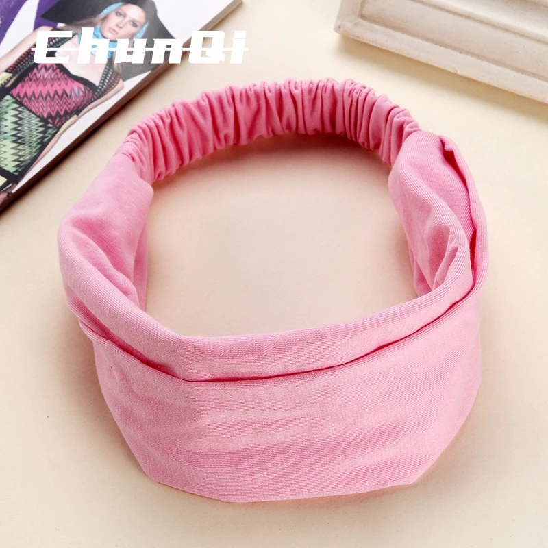 维多利亚瑜伽宽边头套发箍健身房跑步运动吸汗发带止汗韩版女防滑