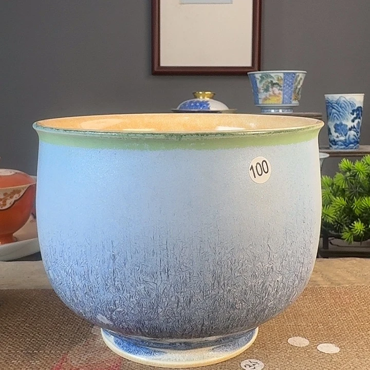 摆件景德柴烧多人茶杯