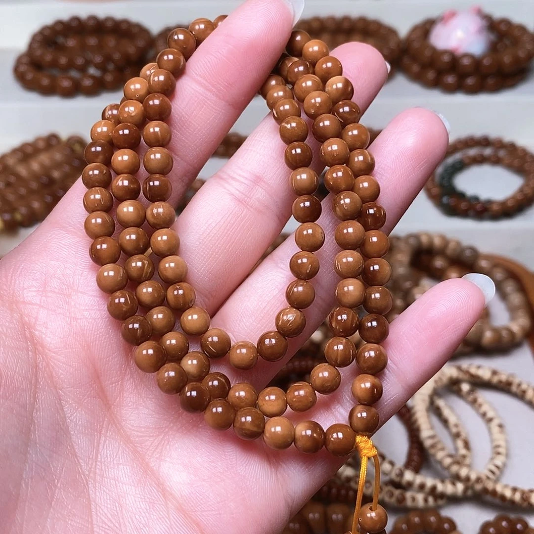 手串库克特价款普挑卡6圆珠108颗