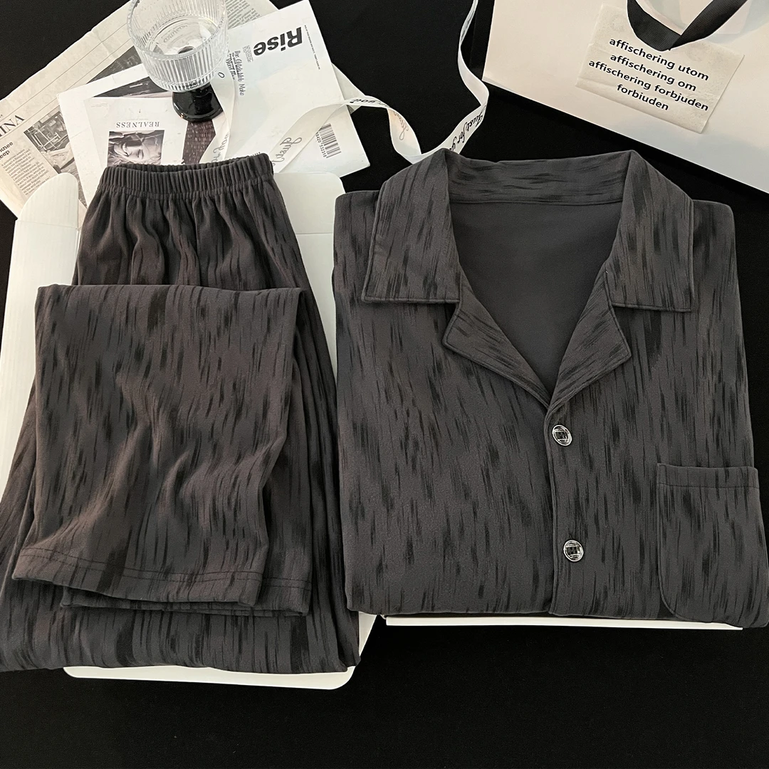 秋冬款睡衣男士爆款2025新款冬季长袖德绒加厚男式男生家居服套装