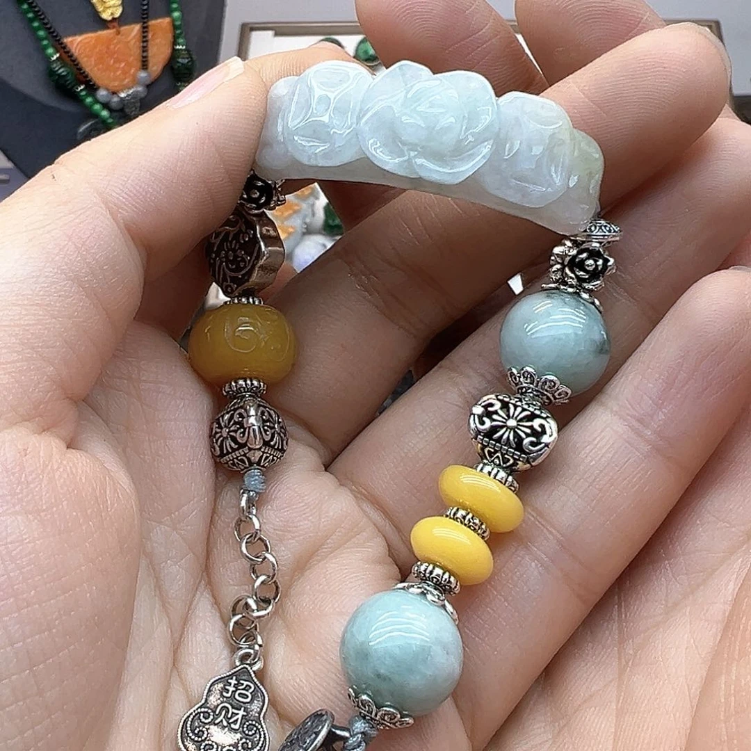 翡翠戒指未镶嵌炸