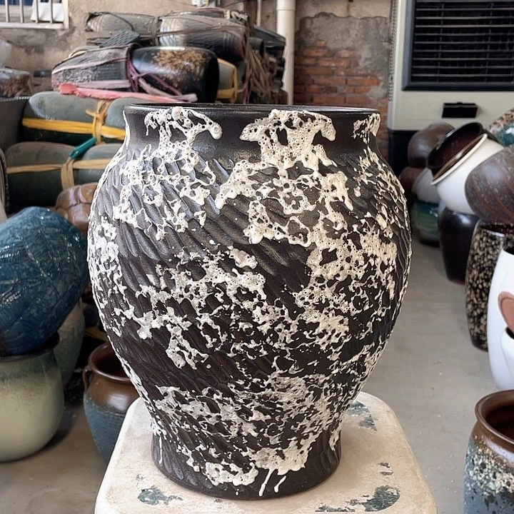 紫砂花盆正品口20高30。z z