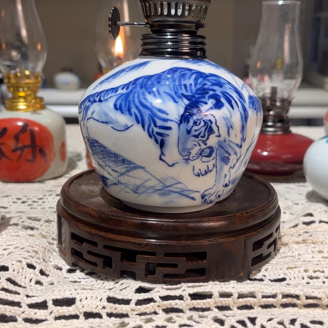 摆件景德镇陶瓷香薰灯