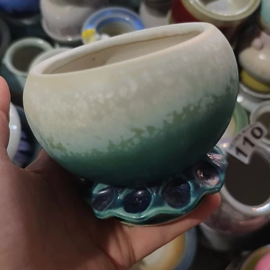 景德镇手工高温陶瓷：内8.5口高9