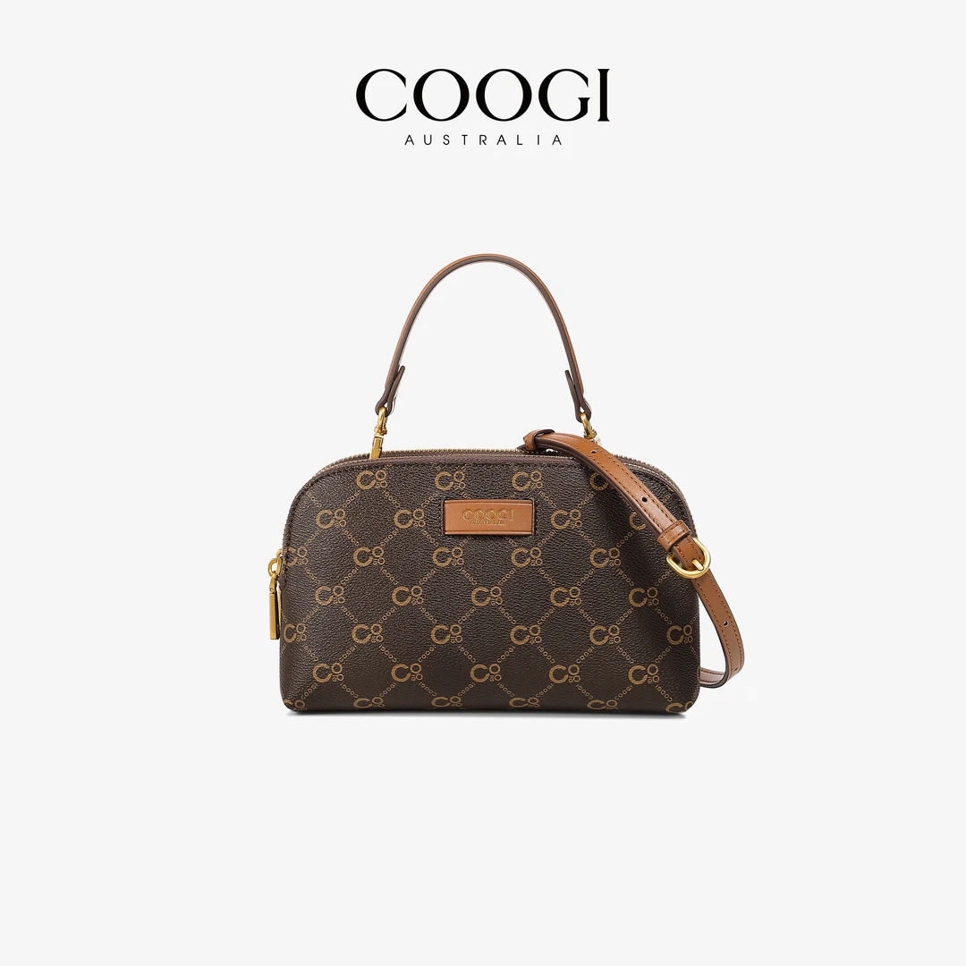 COOGI【高定轻奢】女包爆款新款单肩斜跨包波士顿枕头包送女友礼物