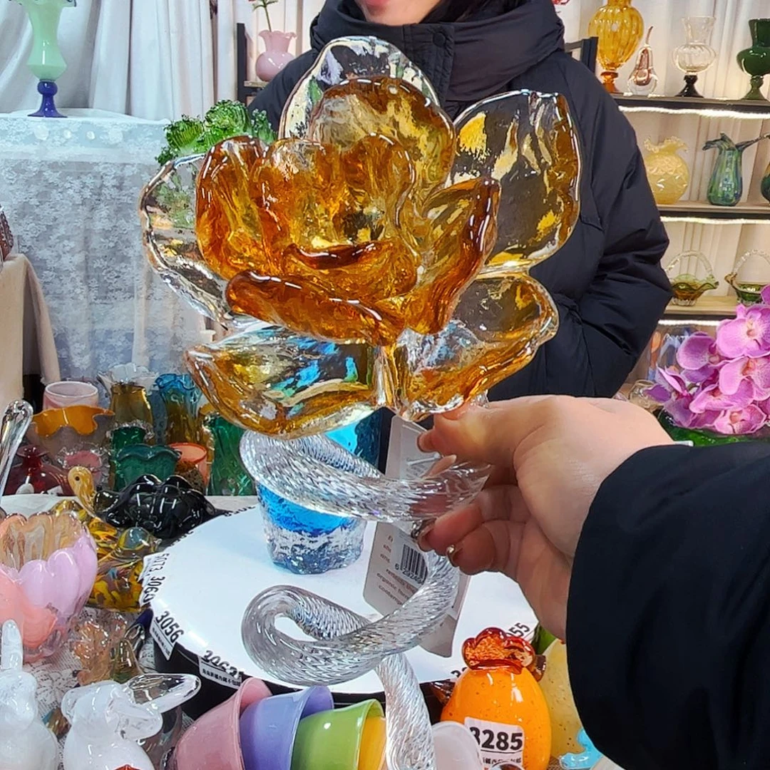 霸王花家悦美居琉璃摆件