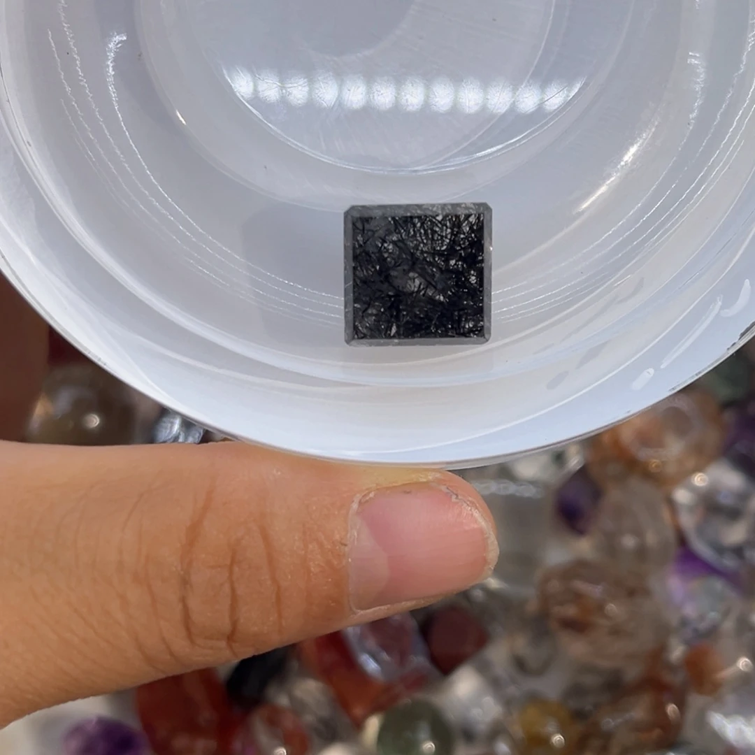 水晶珠宝半成品未镶嵌右*79打孔