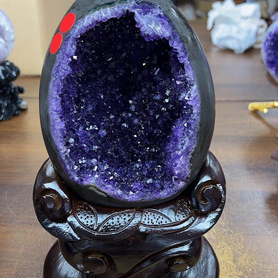 紫晶摆件未镶嵌晶体
