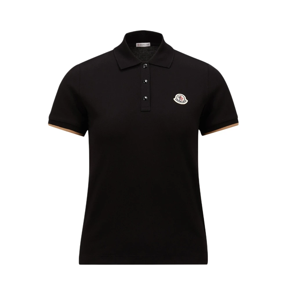 (香港发)纯色简约舒适休闲短袖Polo衫 女款 黑色8A000184720/BCJ