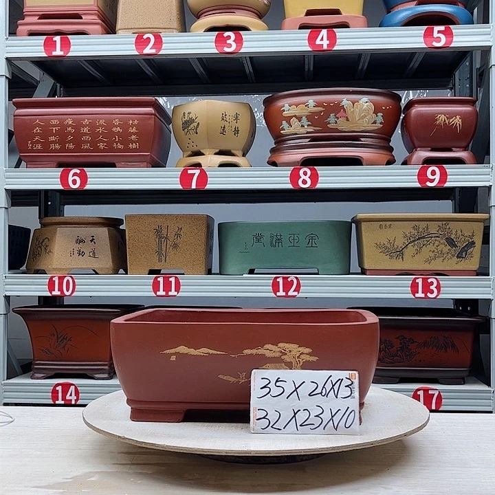 紫砂花盆紫砂花盆