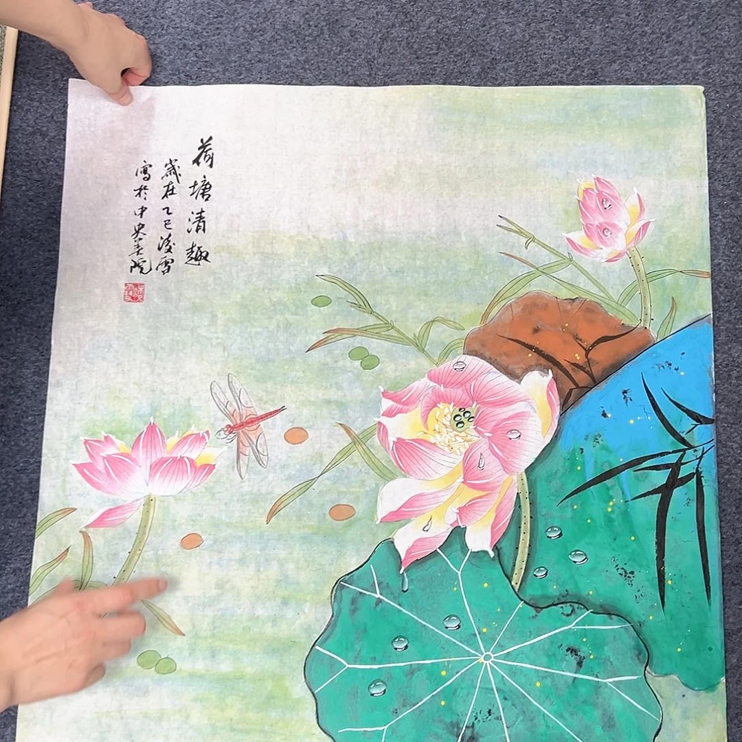 国画宣纸国画纯手绘作品