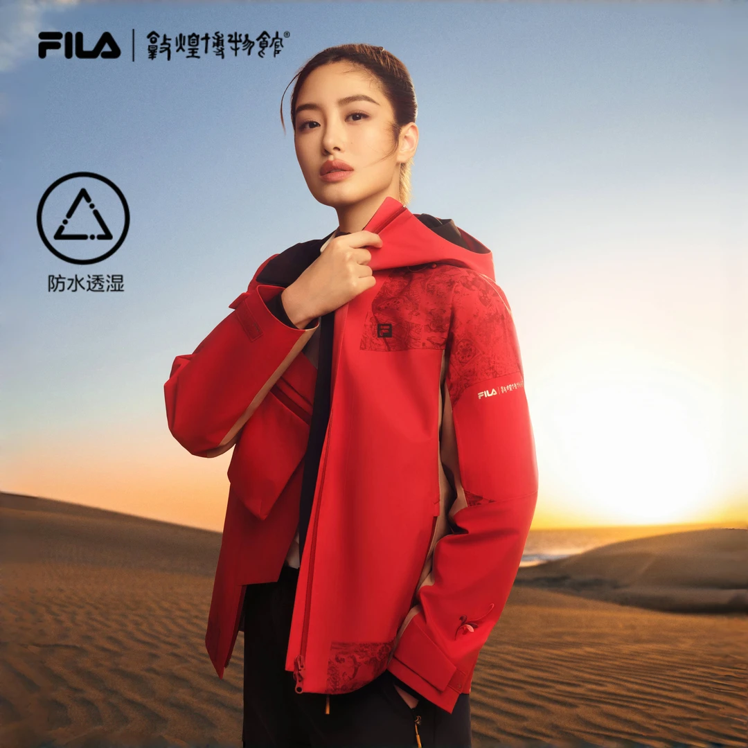 Fila/斐乐2025年春季新款女士夏日漫游休闲梭织上衣运动休闲