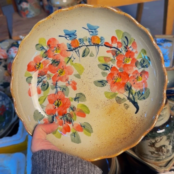 瓷片景德镇陶瓷手工手绘